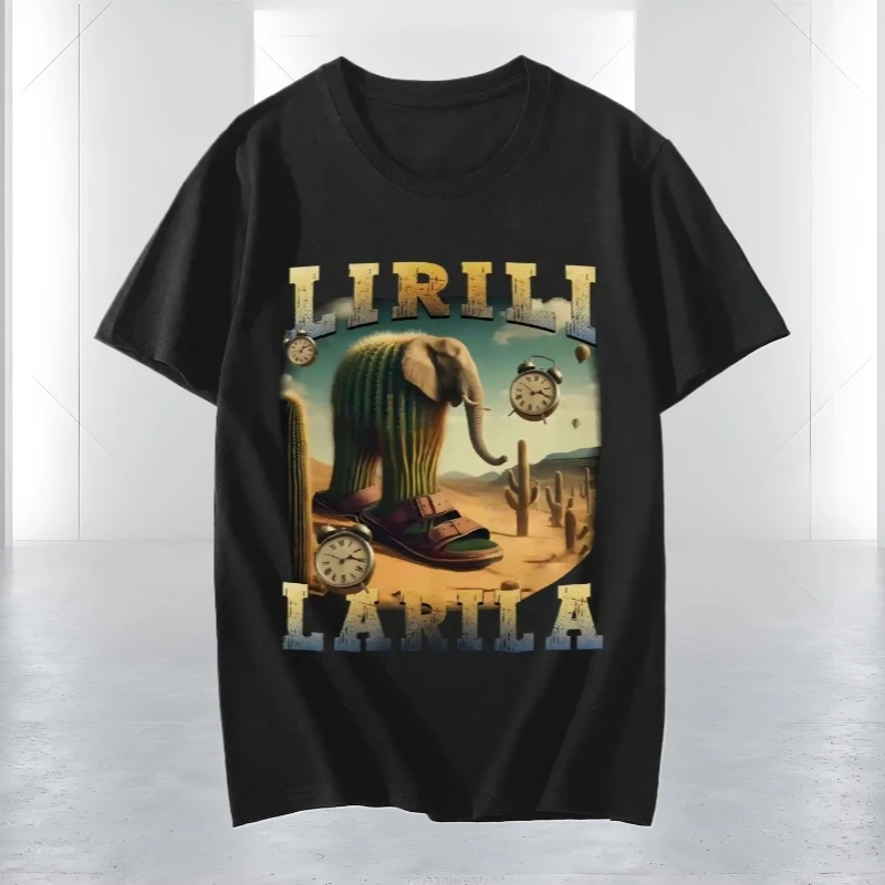 Футболка Lirili Larila Funny Ltalian Brainrot Meme, летняя уличная модная тенденция, футболка с короткими рукавами, повседневные футболки унисекс
Футболка Lirili Larila Funny Ltalian Brainrot Meme, летняя уличная модная тенденция, футболка с короткими рукавами, повседневные футболки унисекс