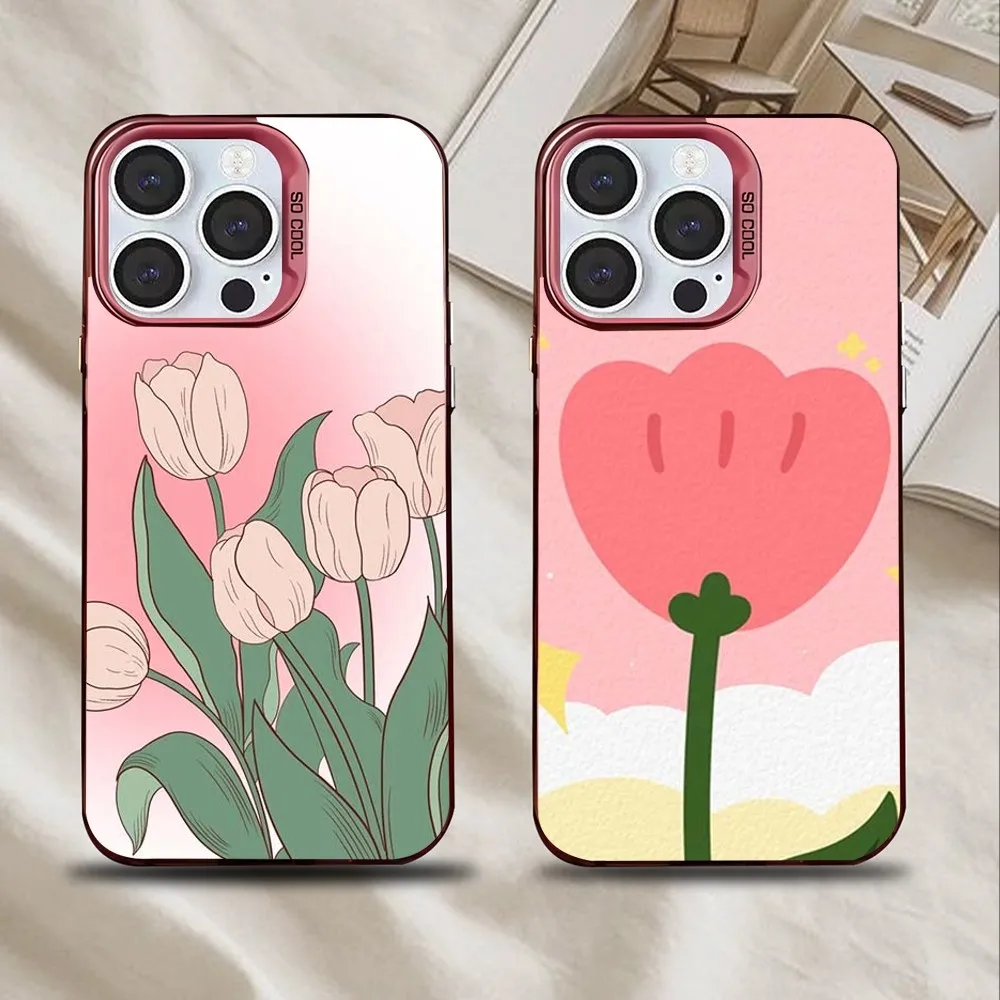 Tulip flower Phone Case For iPhone 16,15,14,13,12,11,Mini,Pro,SE,MAX Pink Matte Silicone Cover
Tulip flower Phone Case For iPhone 16,15,14,13,12,11,Mini,Pro,SE,MAX Pink Matte Silicone Cover