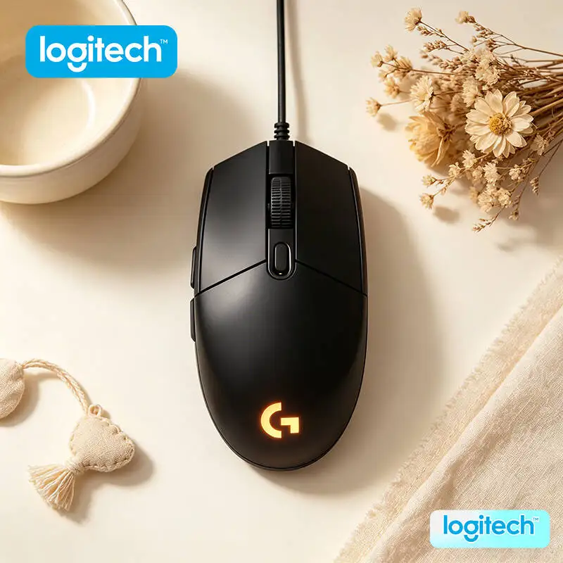 Logitech G102 Prodigy Wired Mouse 1000Hz Polling Rate HERO Sensor RGB Lighting 6 Programmable Buttons for Desktop Laptop Gamers
Logitech G102 Prodigy Wired Mouse 1000Hz Polling Rate HERO Sensor RGB Lighting 6 Programmable Buttons for Desktop Laptop Gamers