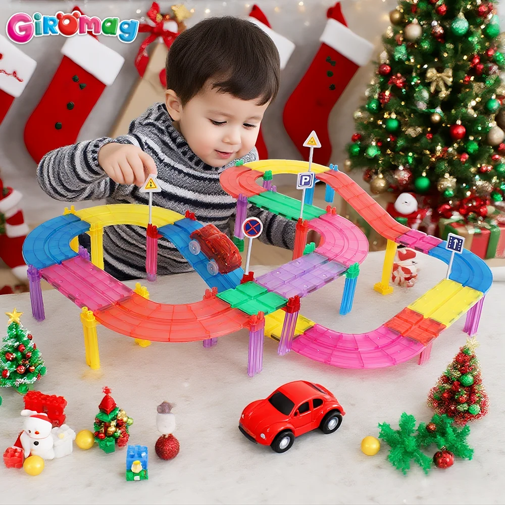 GIROMAG 80PCS Magnetic Tiles Set STEM Educational Building Blocks for Kids - Magnetic Toys for Boys And Girls Aged 3 to 7+
GIROMAG 80PCS Magnetic Tiles Set STEM Educational Building Blocks for Kids - Magnetic Toys for Boys And Girls Aged 3 to 7+