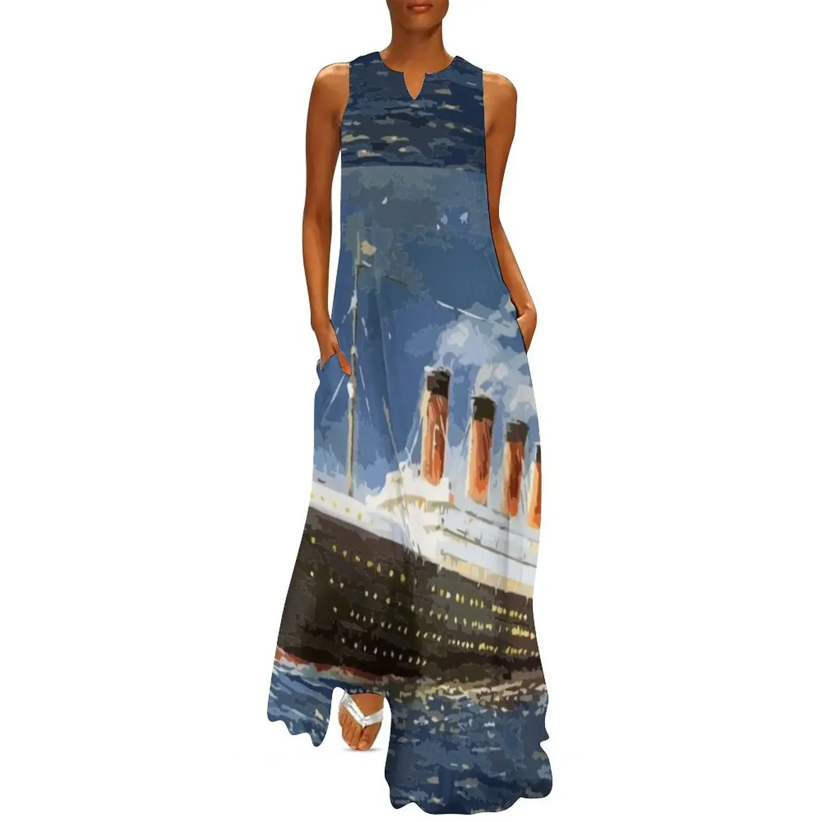 The most popular ship of all times, Titanic. Long Dress dress summer evening dress women
The most popular ship of all times, Titanic. Long Dress dress summer evening dress women
