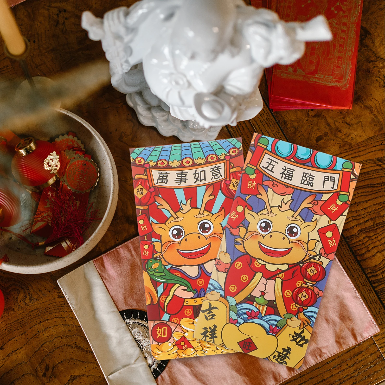 24pcs Red Envelopes Chinese New Year Dragon Theme Money Packets Paper Writing Letter Paper Envelope Spring Festival Gifts
24pcs Red Envelopes Chinese New Year Dragon Theme Money Packets Paper Writing Letter Paper Envelope Spring Festival Gifts