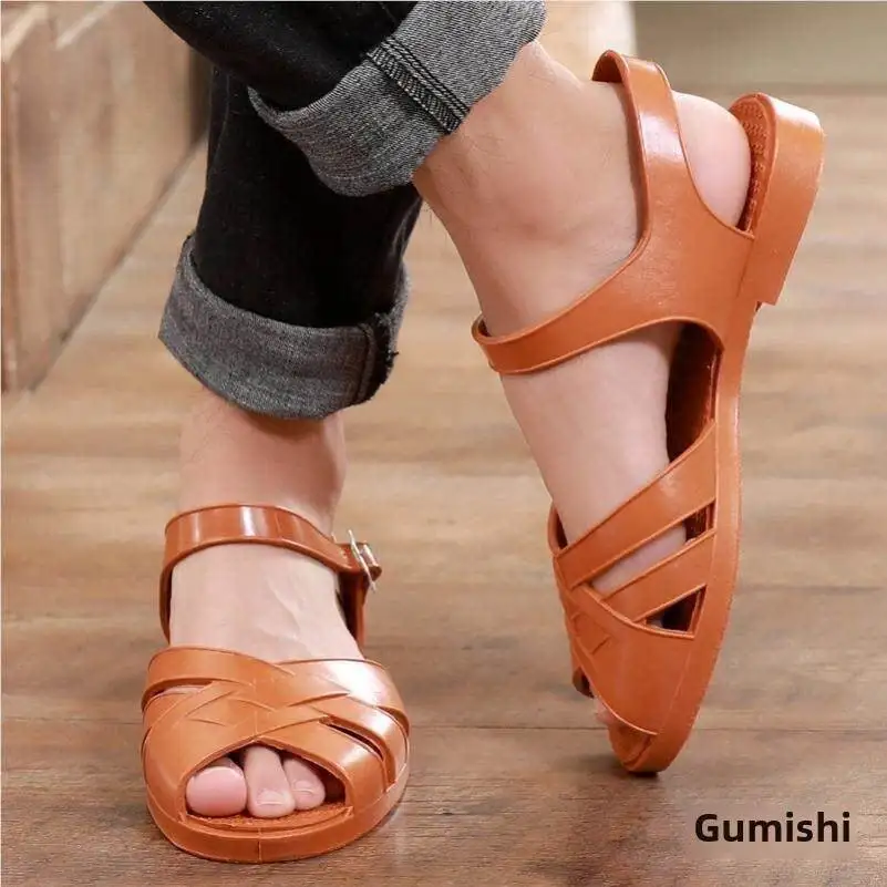 Classic Men's Flat Bottom Slip-On Sandals Retro Style Ultra Soft Anti-Slip Summer Shoes Comfortable Wear for Middle-Aged And ...
Classic Men's Flat Bottom Slip-On Sandals Retro Style Ultra Soft Anti-Slip Summer Shoes Comfortable Wear for Middle-Aged And ...
