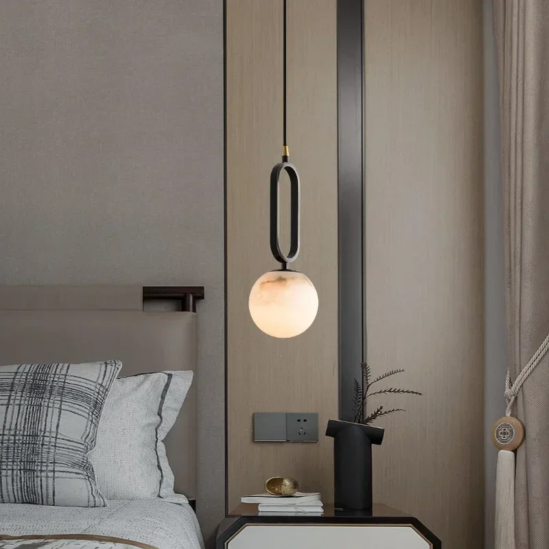 2025 Modern Marble Pendant Light for Living Room Bedroom Bedside Hotel Hanging Lamp Ceiling Chandeliers Copper Decoration Home
2025 Modern Marble Pendant Light for Living Room Bedroom Bedside Hotel Hanging Lamp Ceiling Chandeliers Copper Decoration Home