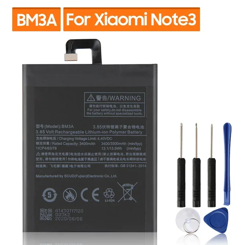 2024 Производство Сменный аккумулятор для телефона BM3A для Xiaomi Mi Note3 Note 3 Литий-ионные аккумуляторы 3400 мАч Высокое качество
2024 Производство Сменный аккумулятор для телефона BM3A для Xiaomi Mi Note3 Note 3 Литий-ионные аккумуляторы 3400 мАч Высокое качество