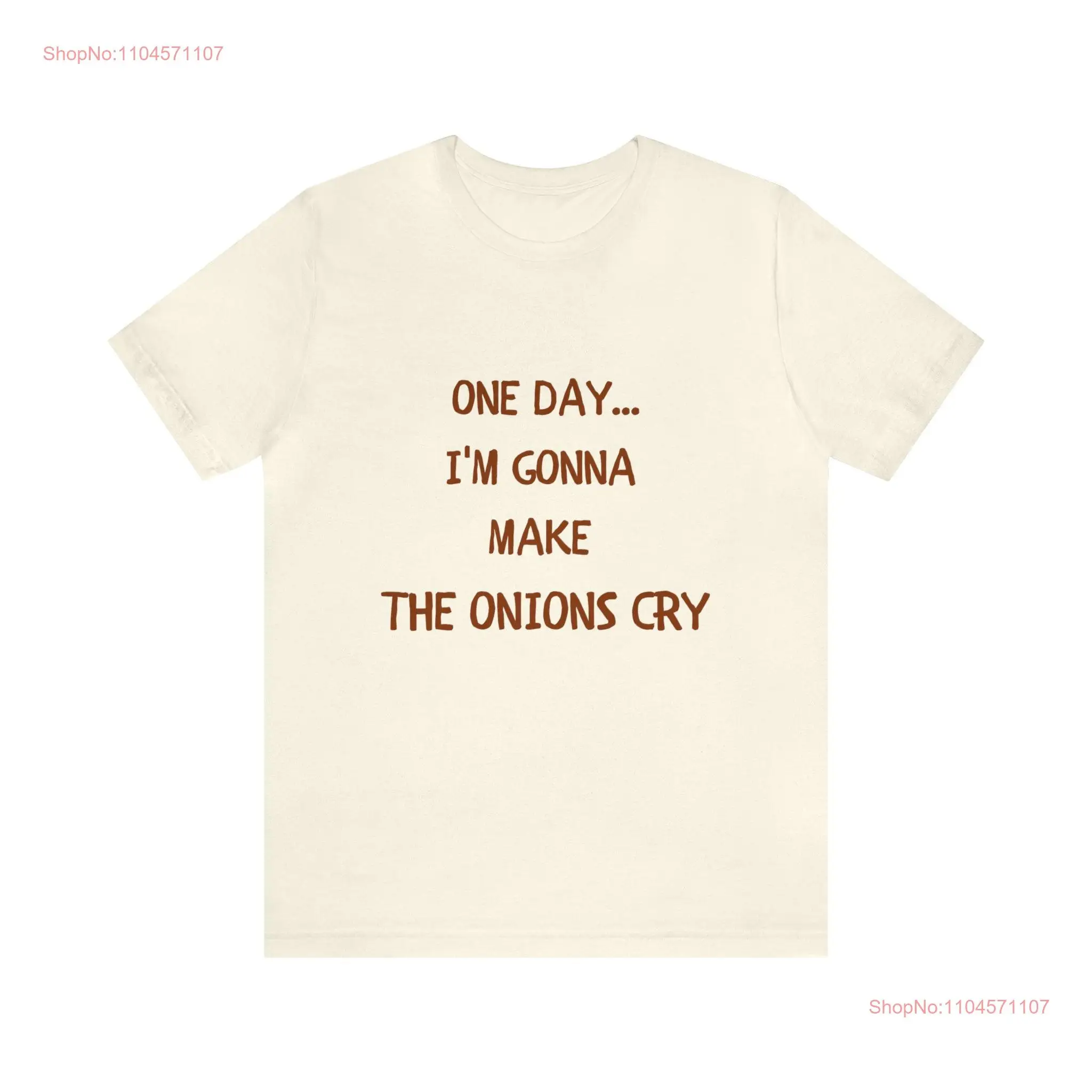 Футболка One Day I'm Gonna Make The Onions Cry Саркастический слоган с цитатами и забавным текстом с длинными или короткими рукавами
Футболка One Day I'm Gonna Make The Onions Cry Саркастический слоган с цитатами и забавным текстом с длинными или короткими рукавами
