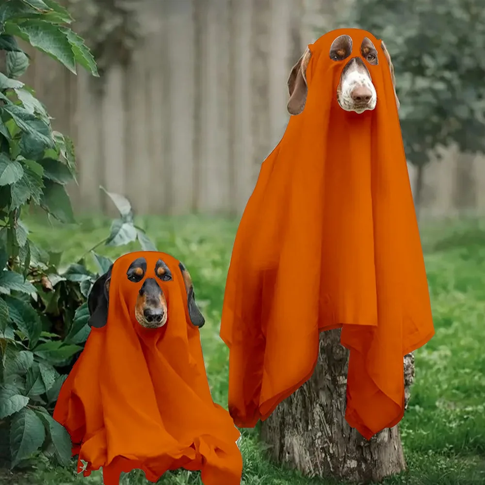 Dog Cosplay Dress Up Breathable Dog Ghost Cape Scary Soft Ghost Dog Cloak Decorative Pet Cosplay Clothes for Cats and Dogs
Dog Cosplay Dress Up Breathable Dog Ghost Cape Scary Soft Ghost Dog Cloak Decorative Pet Cosplay Clothes for Cats and Dogs