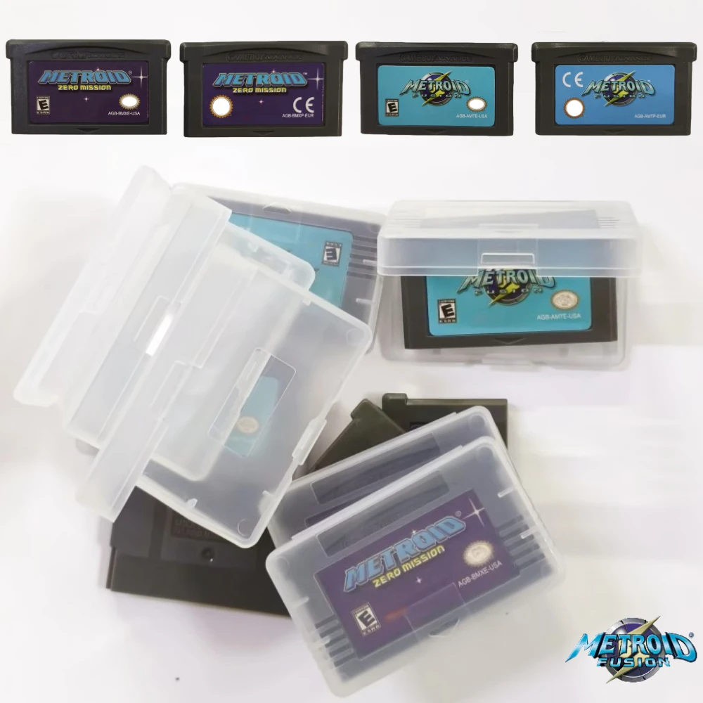 GBA Game 32-bit Video Game Cartridge Console Card Metroid Series Fusion Zero Mission for GBA NDS USA EUR Version Birthday Gifts
GBA Game 32-bit Video Game Cartridge Console Card Metroid Series Fusion Zero Mission for GBA NDS USA EUR Version Birthday Gifts