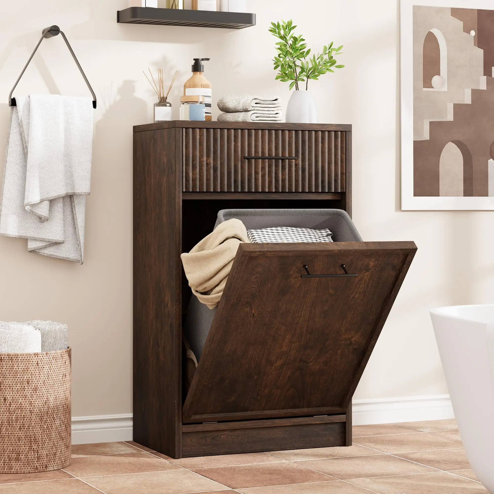 10 Gallon Fluted Tilt Out Hidden Garbage Cabinet With Drawer Freestanding Wooden Trash Can Cabinet Dog Proof Trash Cabinets For Kitchen Dining Living Room
10 Gallon Fluted Tilt Out Hidden Garbage Cabinet With Drawer Freestanding Wooden Trash Can Cabinet Dog Proof Trash Cabinets For Kitchen Dining Living Room
