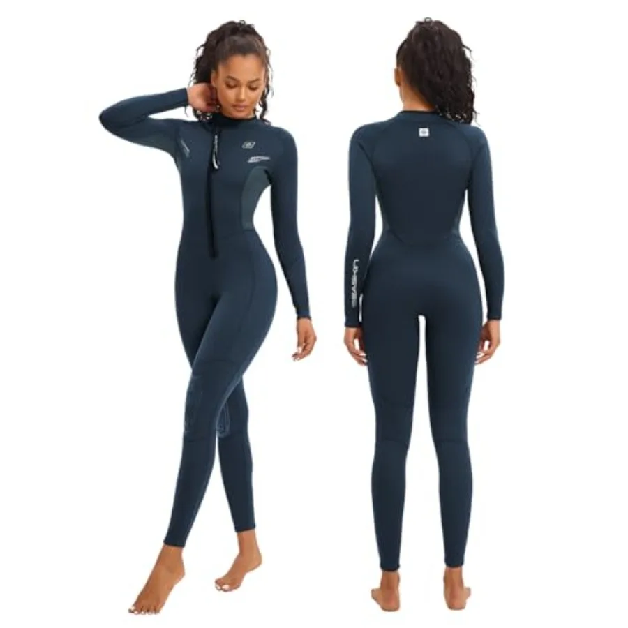 Wetsuits for Mens Womens 2mm Front Zip Full Body Diving Suits: Neoprene Black Lightweight Thermal Protection Flexibility
Wetsuits for Mens Womens 2mm Front Zip Full Body Diving Suits: Neoprene Black Lightweight Thermal Protection Flexibility