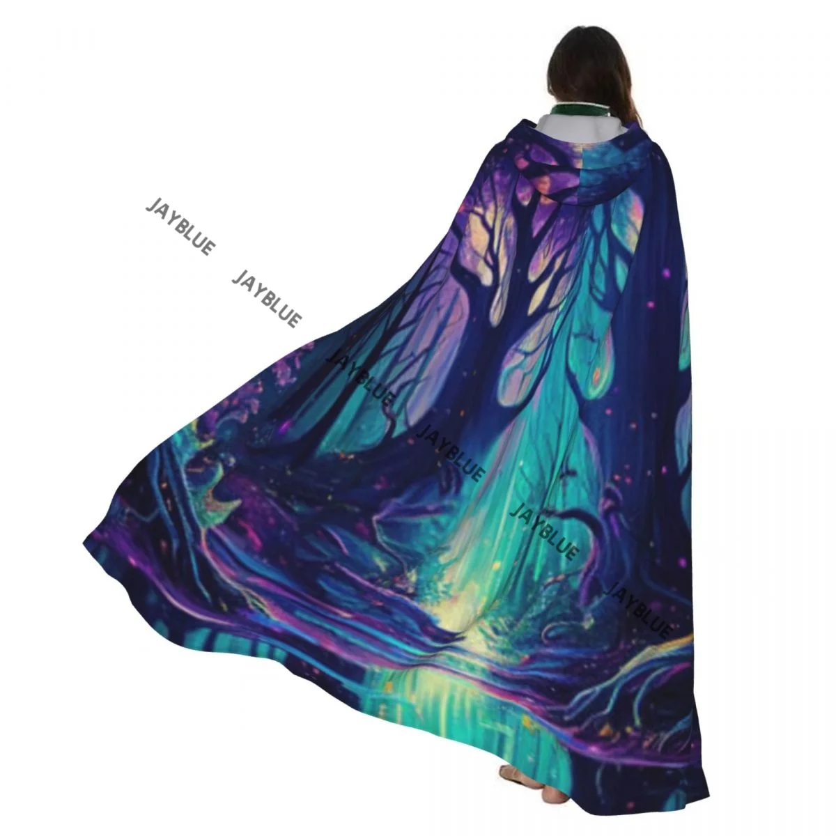 Unisex Witch Party Reversible Hooded Adult Vampires Cape Cloak Fantasy Forest Colorful Fairytale 
Unisex Witch Party Reversible Hooded Adult Vampires Cape Cloak Fantasy Forest Colorful Fairytale