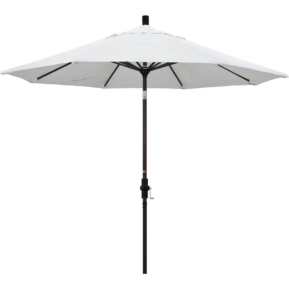 9-футовый круглый алюминиевый рыночный зонт, кривошипный подъемник, наклон воротника, бронзовый полюс, белый олефин
9-футовый круглый алюминиевый рыночный зонт, кривошипный подъемник, наклон воротника, бронзовый полюс, белый олефин