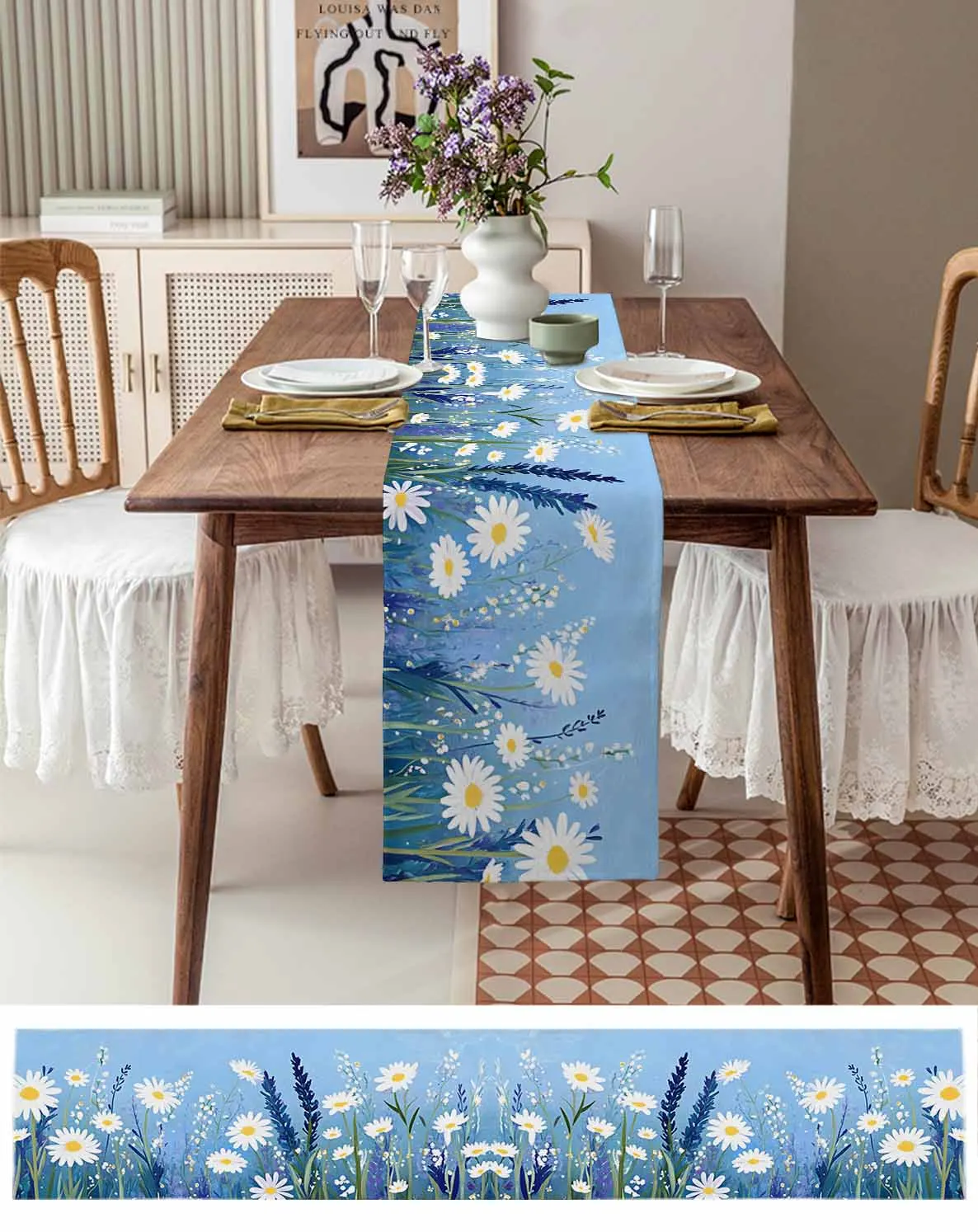Spring Blue Flowers Pastoral Linen Cotton Table Cloth Decoration For Home Wedding Christmas Party
Spring Blue Flowers Pastoral Linen Cotton Table Cloth Decoration For Home Wedding Christmas Party