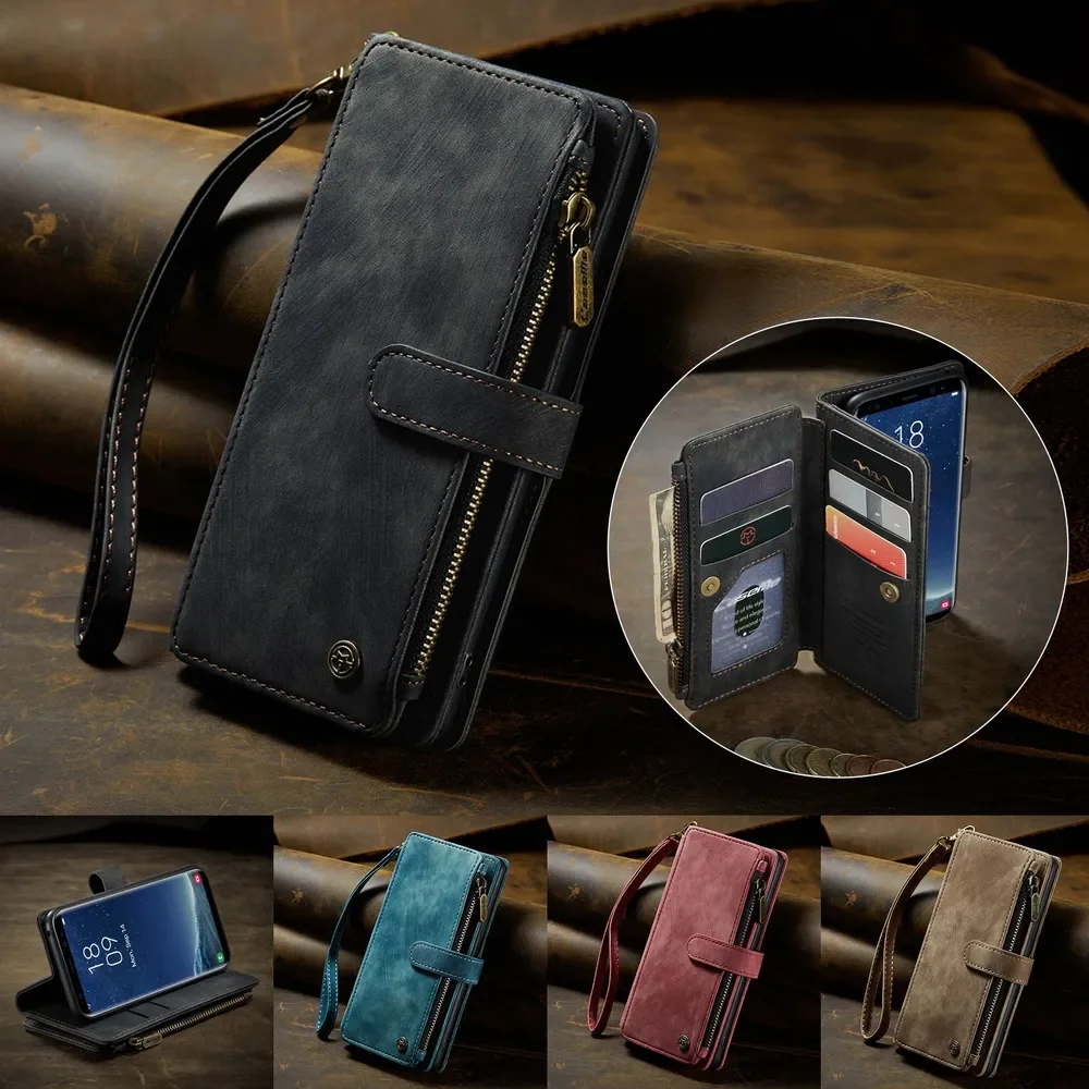 For Samsung Galaxy S8 Plus Luxury Leather Flip Wallet Phone Bags Shockproof with Card Slots
For Samsung Galaxy S8 Plus Luxury Leather Flip Wallet Phone Bags Shockproof with Card Slots