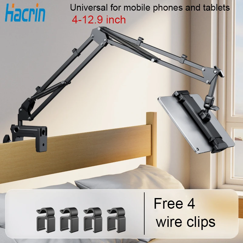 Tablet Holder Stand for Bed Rotatable Phone Stand for 4-12.9" iPad Pro Samsung Tab Xiaomi Pad Tablet Adjustable Holder Long Arm
Tablet Holder Stand for Bed Rotatable Phone Stand for 4-12.9" iPad Pro Samsung Tab Xiaomi Pad Tablet Adjustable Holder Long Arm
