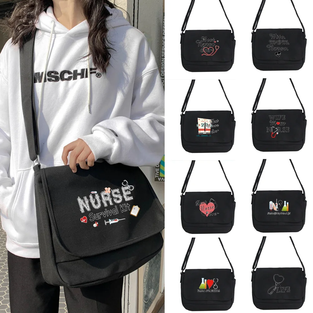 Nurse Pattern Joker Crossbody Bag Multifunctional Adjustable Shoulder Strap Commuter Bag Large Capacity Shoulder Bag
Nurse Pattern Joker Crossbody Bag Multifunctional Adjustable Shoulder Strap Commuter Bag Large Capacity Shoulder Bag