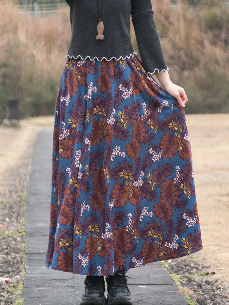 TIYIHAILEY Long Maxi Women Cotton And Linen Print Skirts Big Hem New Fashion A-line Elastic High Waist 2025 New Pockets
TIYIHAILEY Long Maxi Women Cotton And Linen Print Skirts Big Hem New Fashion A-line Elastic High Waist 2025 New Pockets