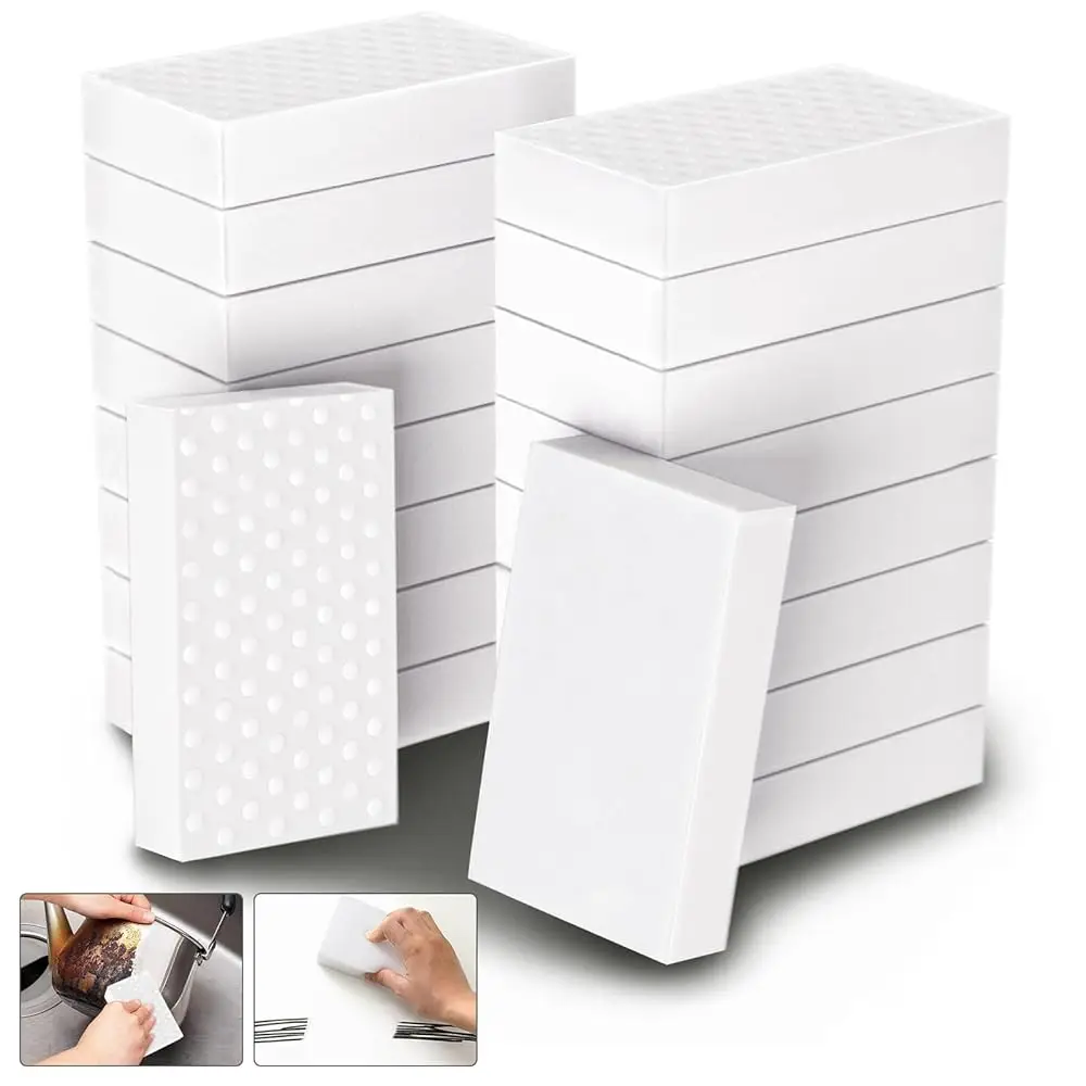 Magic Sponge Eraser, 50 Pack 2X Density Extra Thick Melamine Sponge,Large Boat Scuff Eraser Cleaning Pads,Melamine Foam, No S
Magic Sponge Eraser, 50 Pack 2X Density Extra Thick Melamine Sponge,Large Boat Scuff Eraser Cleaning Pads,Melamine Foam, No S