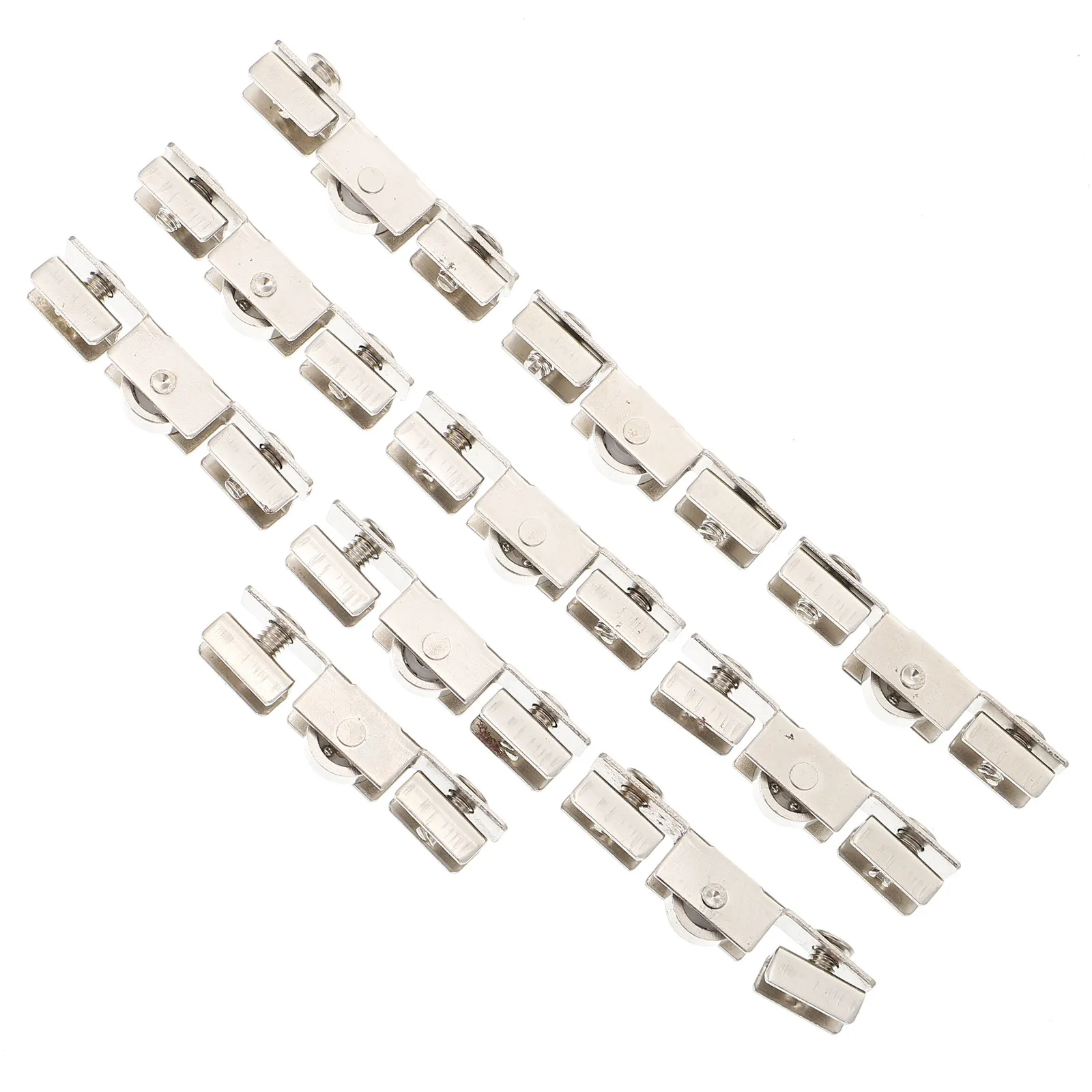 10Pcs Glass Sliding Roller Stainless Steel Door Pulley for Cabinets Easy Replacement Smooth Rolling Heavy Duty Reliable
10Pcs Glass Sliding Roller Stainless Steel Door Pulley for Cabinets Easy Replacement Smooth Rolling Heavy Duty Reliable