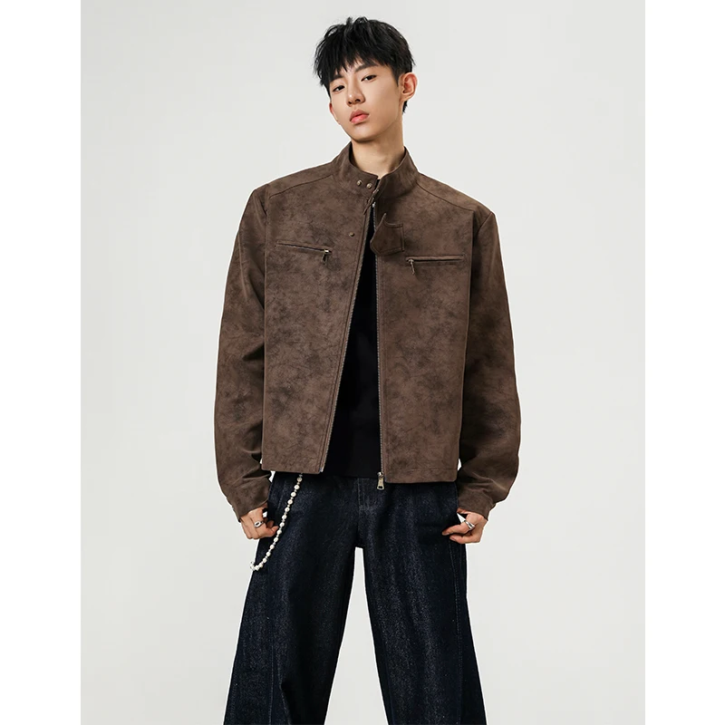 Новинка 2025, мужская короткая кожаная куртка на флисовой подкладке большого размера в готовом стиле с принтом тай-дай, зимняя кожаная куртка
Новинка 2025, мужская короткая кожаная куртка на флисовой подкладке большого размера в готовом стиле с принтом тай-дай, зимняя кожаная куртка