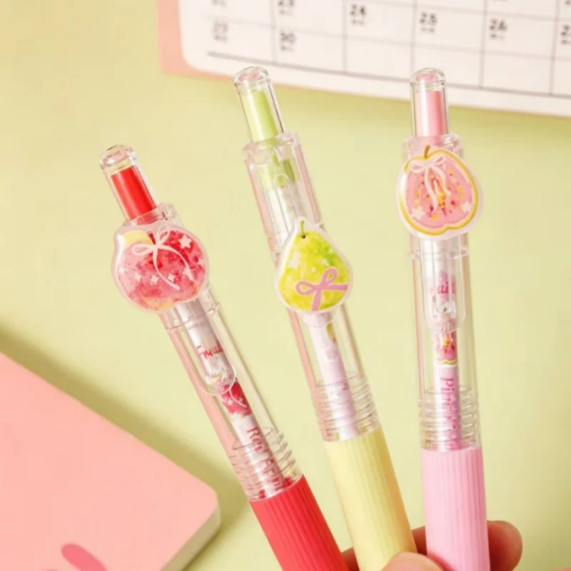 36pcs/lot Creative Pear Apple Fruit Erasable Gel Pen Cute 0.5mm Blue Ink Signature Pens School Writing Supplies
36pcs/lot Creative Pear Apple Fruit Erasable Gel Pen Cute 0.5mm Blue Ink Signature Pens School Writing Supplies