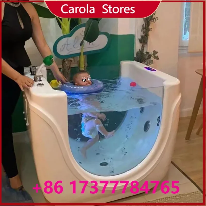 Commercial Thermostatic Acrylic Baby Pool, Infant Bubble Whirlpool Spa Bathtub with LED Light, Constant Temp Water Tub
Commercial Thermostatic Acrylic Baby Pool, Infant Bubble Whirlpool Spa Bathtub with LED Light, Constant Temp Water Tub