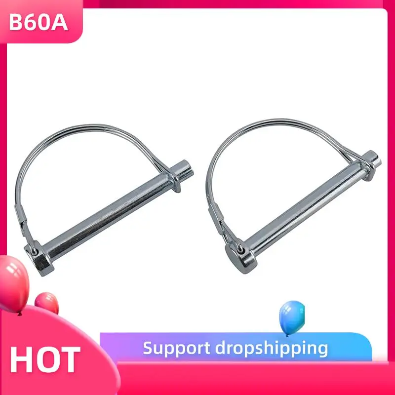 B60A 30Pcs Wire Lock Pin, 5/16 Inch Shaft Locking Pin Hitch Pin With Round Arch Wire Retainer For Farm Trailers Lawn Garden
B60A 30Pcs Wire Lock Pin, 5/16 Inch Shaft Locking Pin Hitch Pin With Round Arch Wire Retainer For Farm Trailers Lawn Garden