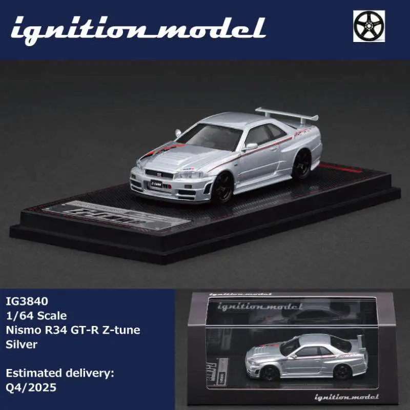 IG ignition 1:64 GTR R34 alloy car model collection gift figurine
IG ignition 1:64 GTR R34 alloy car model collection gift figurine
