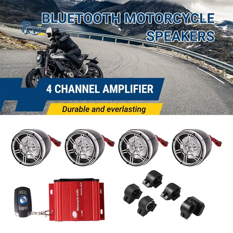 AY03-3 Inch Motorcycle Waterproof Bluetooth Speakers 4 Channel Amplifier Mp3 Music Sound Audio Stereo Amp System
AY03-3 Inch Motorcycle Waterproof Bluetooth Speakers 4 Channel Amplifier Mp3 Music Sound Audio Stereo Amp System