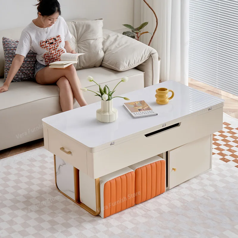 White Nordic Coffee Table Multifunctional Unique Modern Folding Coffee Table Storage Minimalist Stolik Kawowy Furniture Home
White Nordic Coffee Table Multifunctional Unique Modern Folding Coffee Table Storage Minimalist Stolik Kawowy Furniture Home
