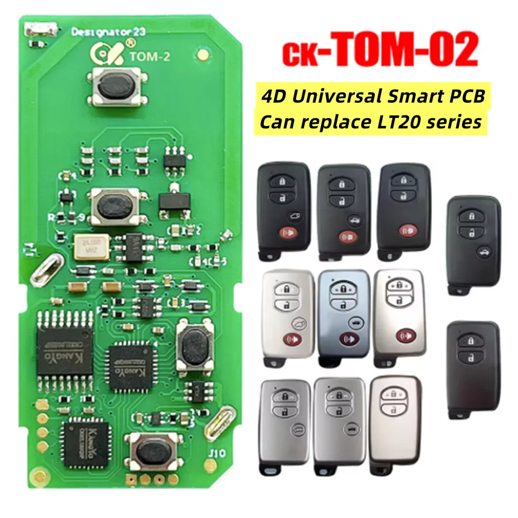 ГОРЯЧАЯ ПРОДАЖА CK TOM Series TOM-O-02 Универсальная 4D Smart PCB дистанционная плата Поддержка регенерации для Toyota Lexus Subaru
ГОРЯЧАЯ ПРОДАЖА CK TOM Series TOM-O-02 Универсальная 4D Smart PCB дистанционная плата Поддержка регенерации для Toyota Lexus Subaru