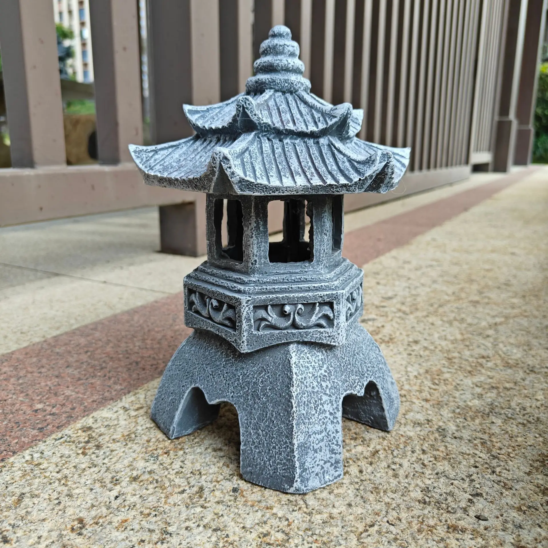 Decorative Art Style Resin Pagoda Statue with Solar Charging, Cultural Theme Outdoor Garden Decoration for Landscape Balcony
Decorative Art Style Resin Pagoda Statue with Solar Charging, Cultural Theme Outdoor Garden Decoration for Landscape Balcony