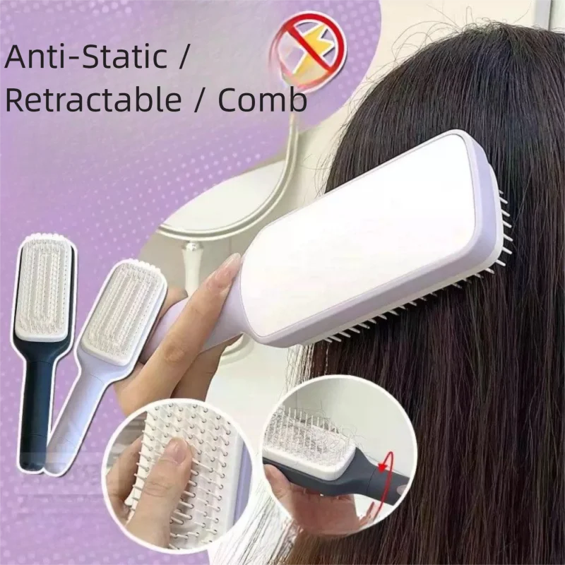 Wholesale 50Pcs Self Cleaning Hairbrush Women Hair Brush One-key Cleaning Hair Loss Airbag Scalp Massage Comb Anti-Static Comb
Wholesale 50Pcs Self Cleaning Hairbrush Women Hair Brush One-key Cleaning Hair Loss Airbag Scalp Massage Comb Anti-Static Comb