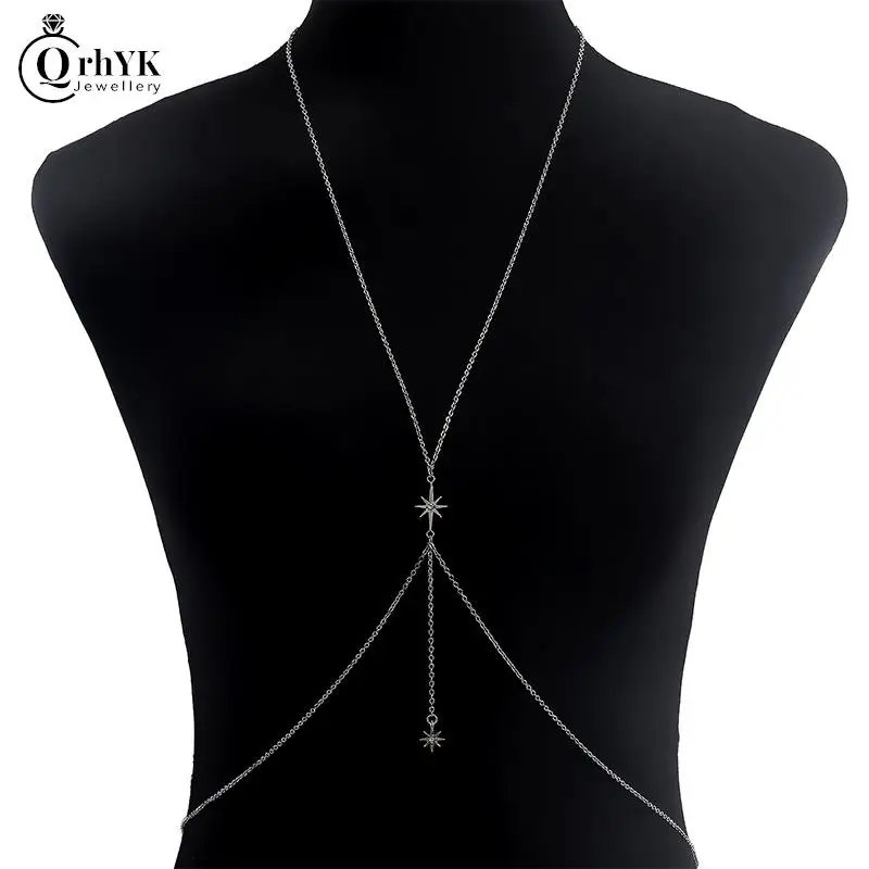 1pc Simple Summer Body Bikini Chest Chain Harness Jewelry Charm Necklaces Chain For Women Fashion Jewelry Gift
1pc Simple Summer Body Bikini Chest Chain Harness Jewelry Charm Necklaces Chain For Women Fashion Jewelry Gift