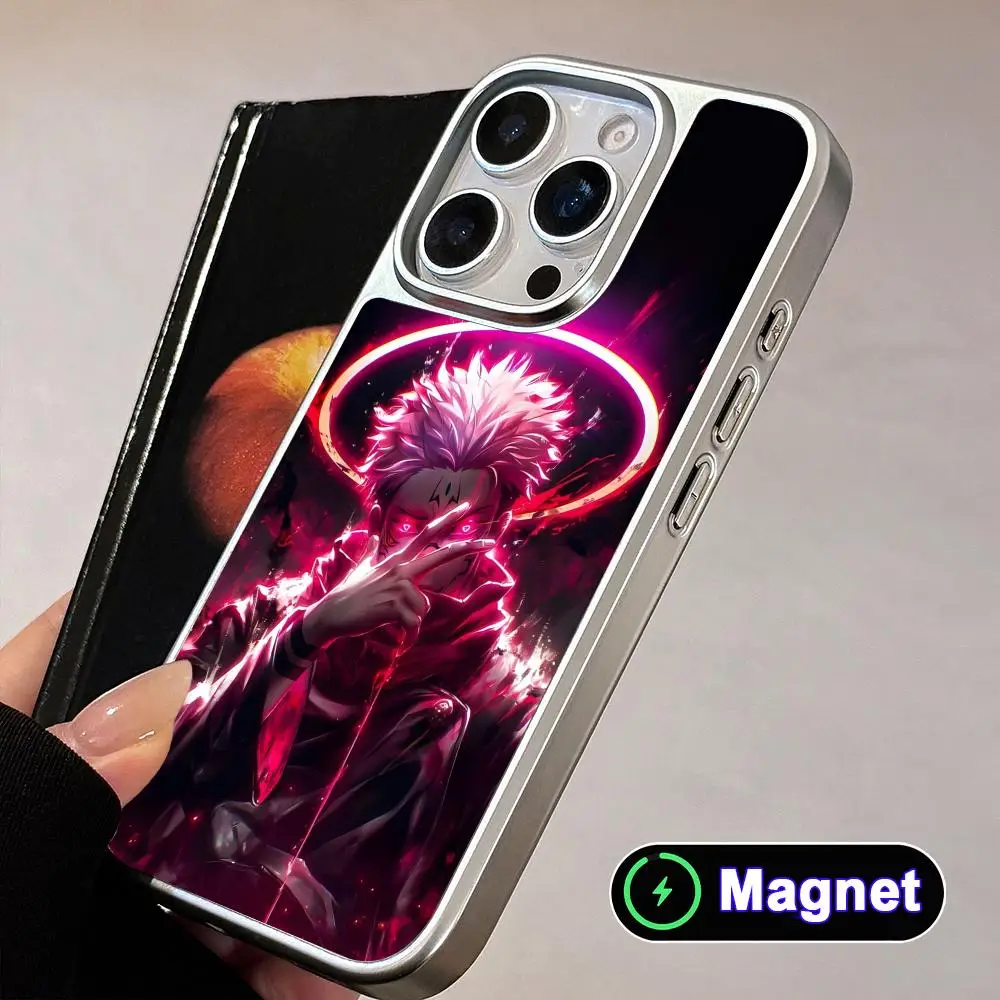 JJK Anime Neon Phone Case for iPhone 17 16 15 14 13 12 11 Air Pro Max Plus Electroplated Silver Magnet Cover
JJK Anime Neon Phone Case for iPhone 17 16 15 14 13 12 11 Air Pro Max Plus Electroplated Silver Magnet Cover