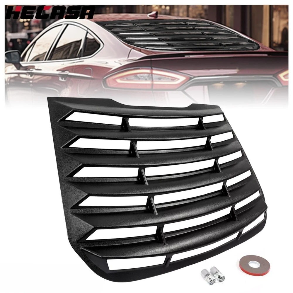 Rear Window Louver Windshield Shade Cover Black ABS For Ford Fusion 13-20
Rear Window Louver Windshield Shade Cover Black ABS For Ford Fusion 13-20