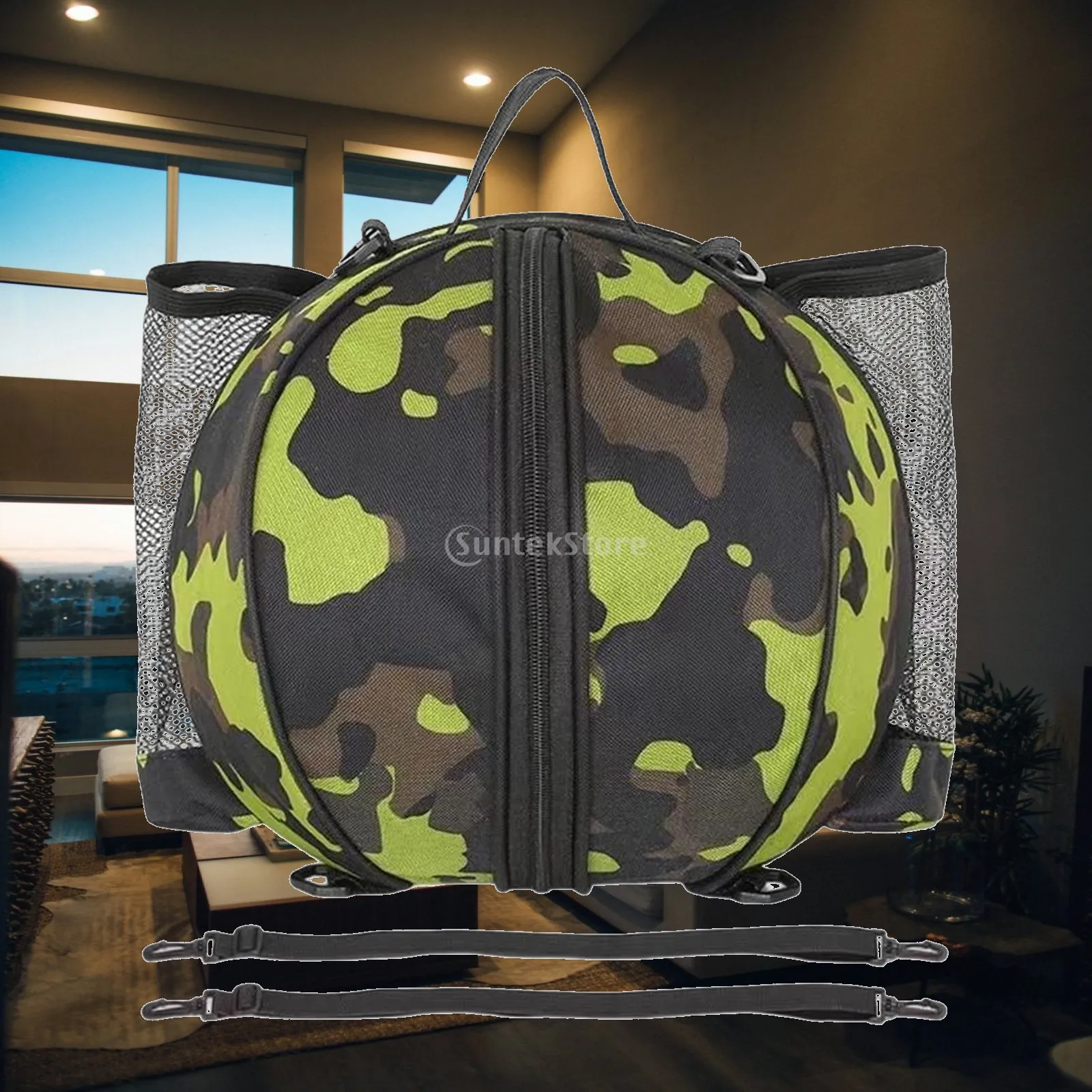 Basketball Bag Backpack Storage Carrying Adjustable Shoulder Strap Waterproof Holder for Basketball Volleyball Football Sports
Basketball Bag Backpack Storage Carrying Adjustable Shoulder Strap Waterproof Holder for Basketball Volleyball Football Sports