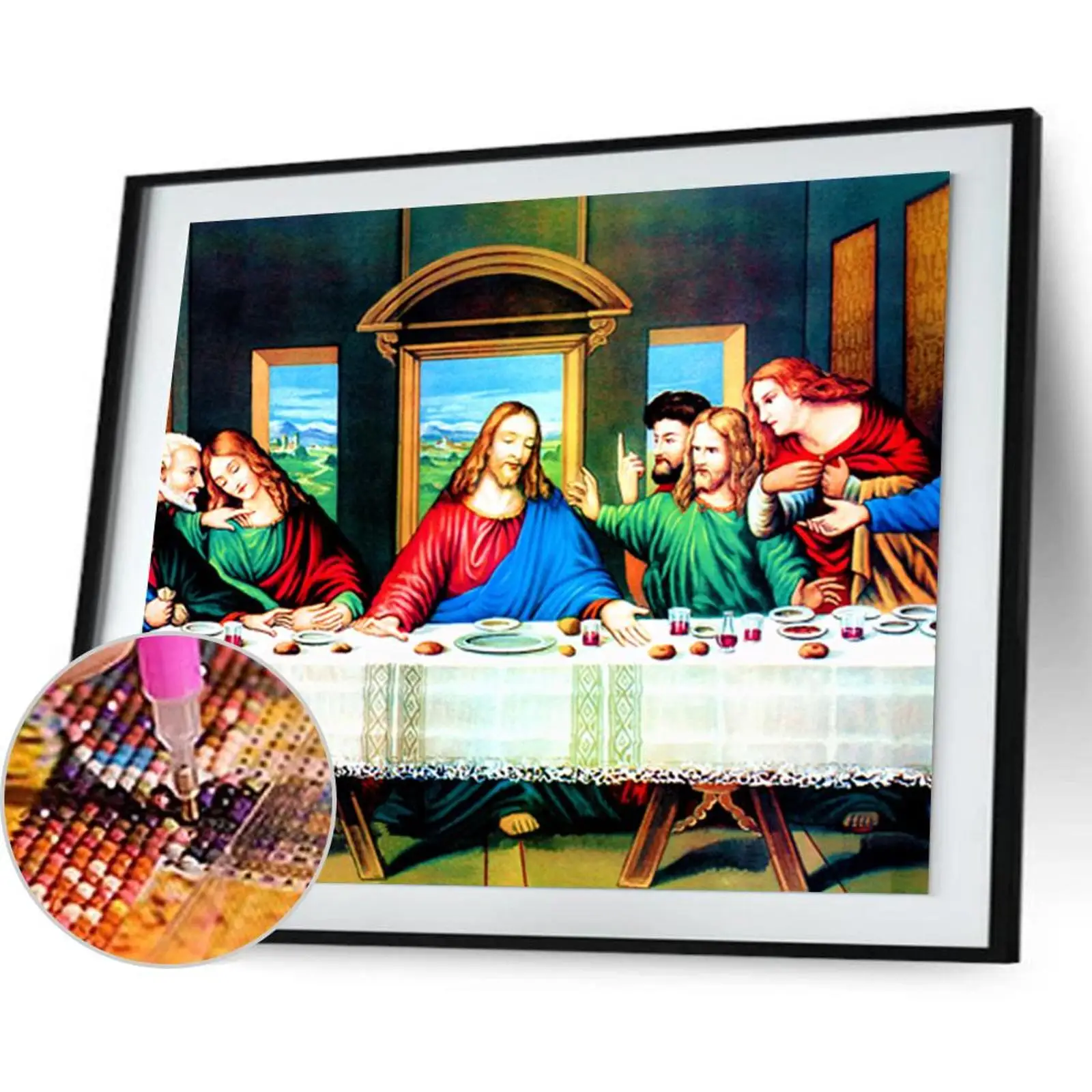 80*30cm The Last Supper 5D Diamond Painting DIY Craft Cross Stitch Kits Diamonds Embroidery Diy Mosaic Needlework Home Decor
80*30cm The Last Supper 5D Diamond Painting DIY Craft Cross Stitch Kits Diamonds Embroidery Diy Mosaic Needlework Home Decor