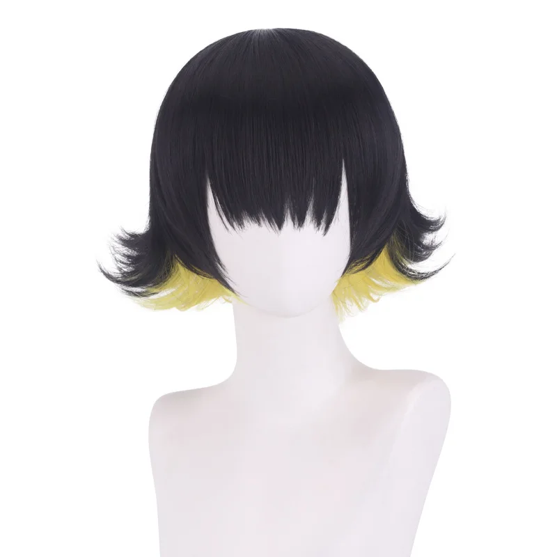 Synthetic Cosplay Wig Blonde Black Mix Short Hair with Skin Top Inspired Style Fashion Halloween Party Costume Anime Wig
Synthetic Cosplay Wig Blonde Black Mix Short Hair with Skin Top Inspired Style Fashion Halloween Party Costume Anime Wig