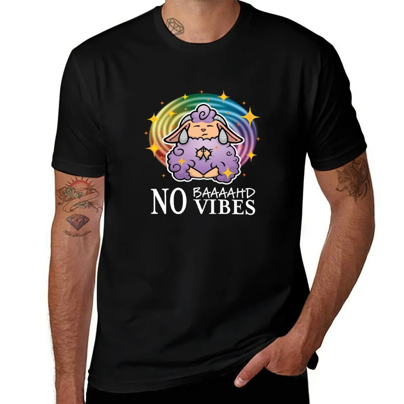 (Purple) No Baaaahd Vibes – Wear the Chill, Spread the Magic! (White Text) T-Shirt
(Purple) No Baaaahd Vibes – Wear the Chill, Spread the Magic! (White Text) T-Shirt