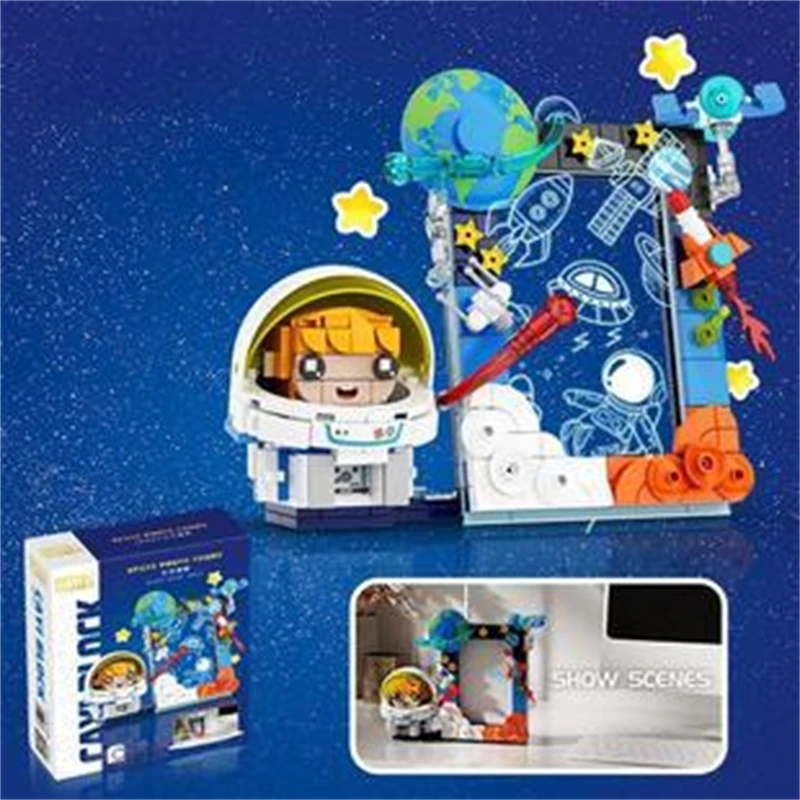Mini Building Block Astronaut Photo Frame Ornament Educational DIY Assembly Toy For Kids Table Desk Birthday Gift Space STEM Fun
Mini Building Block Astronaut Photo Frame Ornament Educational DIY Assembly Toy For Kids Table Desk Birthday Gift Space STEM Fun