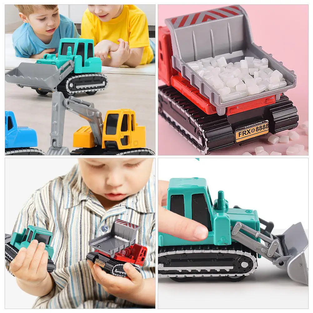 4Pcs Excavator Set Alloy Pull-Back Engineering Cars Kids Birthday Party Favor Simulation Vehicles Gift Engineering Car Model
4Pcs Excavator Set Alloy Pull-Back Engineering Cars Kids Birthday Party Favor Simulation Vehicles Gift Engineering Car Model