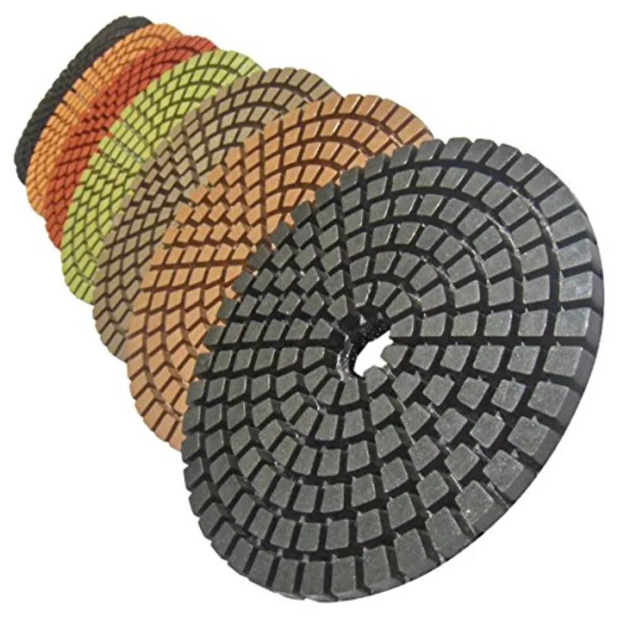 Premium Grade Wet 5" Diamond Polishing Pads Set For CONCRETE Polish
Premium Grade Wet 5" Diamond Polishing Pads Set For CONCRETE Polish