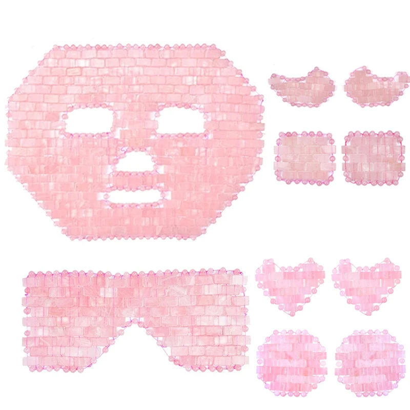 Rose Quartz Eye Mask Natural Jade Cold Therapy For Relieve Eye Fatigue Sleeping Face Mask For Eye Relax Facial Lifting Skin Care
Rose Quartz Eye Mask Natural Jade Cold Therapy For Relieve Eye Fatigue Sleeping Face Mask For Eye Relax Facial Lifting Skin Care