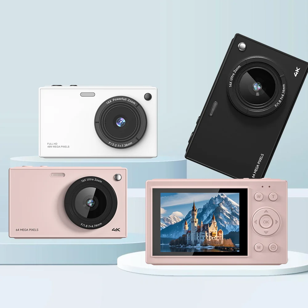 STLF Certified CE ROHS FCC 16X Digital Zoom 64 MP Mini CMOS Sensor 2.8 Inch Auto Focus Pocket with 1500mAh Customized Brand
STLF Certified CE ROHS FCC 16X Digital Zoom 64 MP Mini CMOS Sensor 2.8 Inch Auto Focus Pocket with 1500mAh Customized Brand