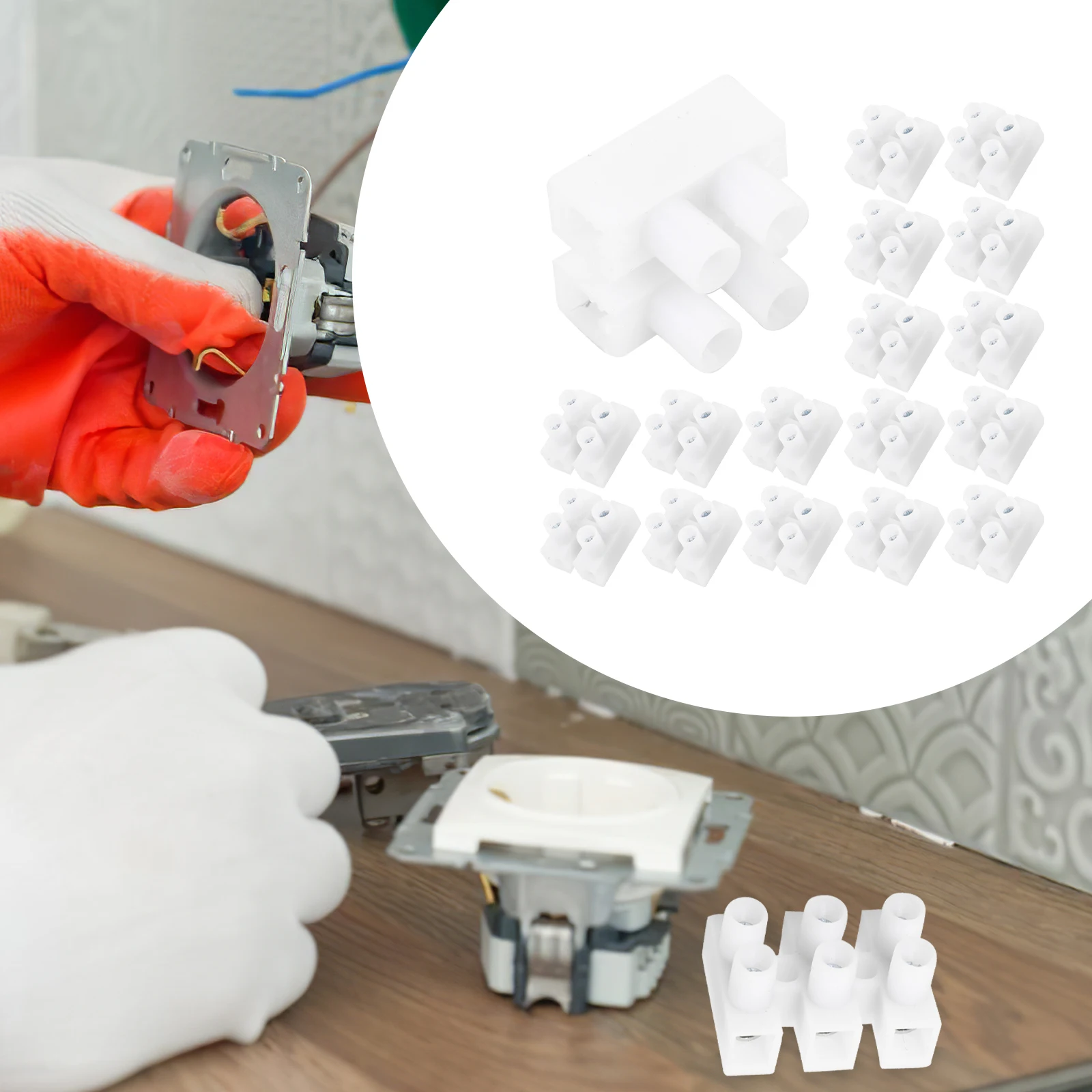 100pcs Quick Connect Wire Connector Screw Terminal Block Small Electrical Connector for Lighting Home Appliances Motor
100pcs Quick Connect Wire Connector Screw Terminal Block Small Electrical Connector for Lighting Home Appliances Motor