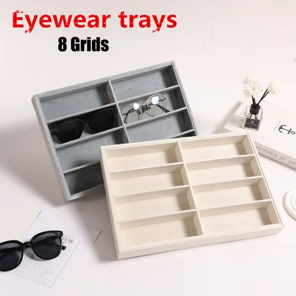 Beige Grey Sunglass Organizer Stackable Removable Glasses Holder Internal Dividers Velvet Glasses Storage Organizer
Beige Grey Sunglass Organizer Stackable Removable Glasses Holder Internal Dividers Velvet Glasses Storage Organizer