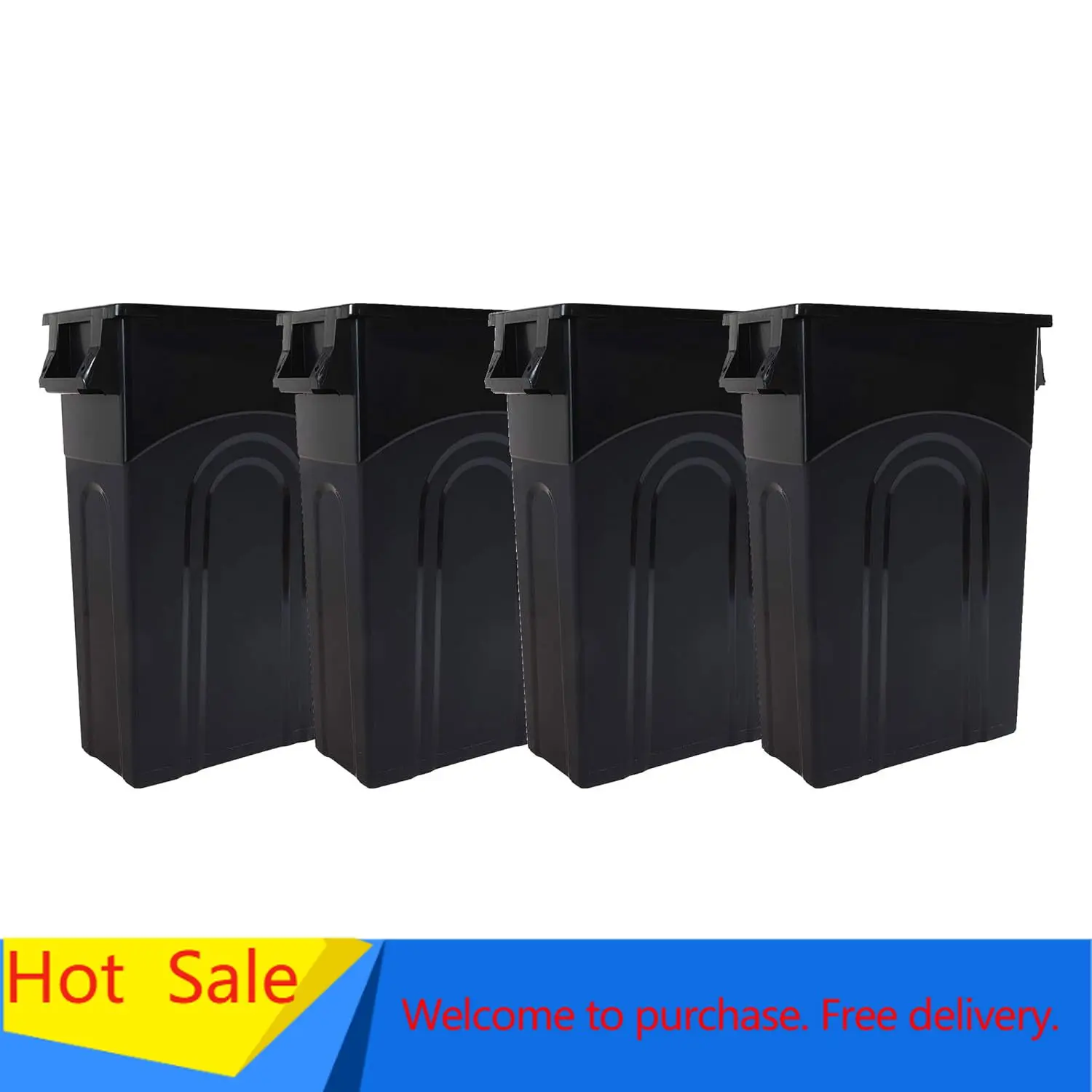 Highboy Waste Container, 23 Gallon, Space Saving Slim Profile and Easy Trash Bag Removal, Indoor or Outdoor Use, Integrated Hand
Highboy Waste Container, 23 Gallon, Space Saving Slim Profile and Easy Trash Bag Removal, Indoor or Outdoor Use, Integrated Hand