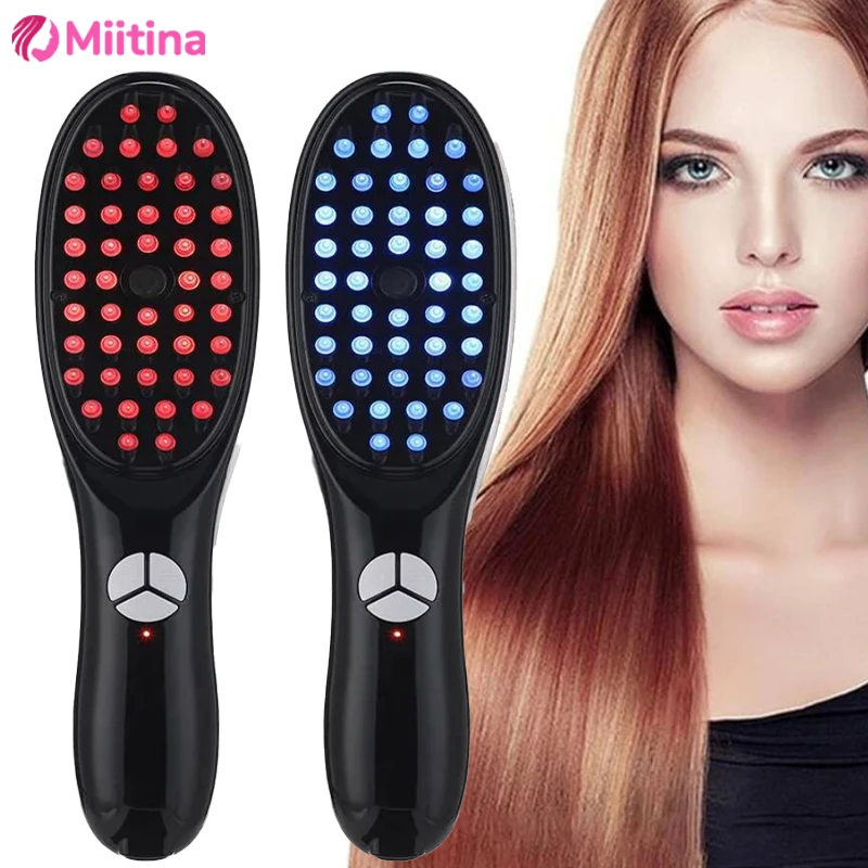 Electric Spray Massage Comb Hair Growth Vibration Head Brush Blue Red Light Therapy Negative lon Spray Head Scalp Massage Comb
Electric Spray Massage Comb Hair Growth Vibration Head Brush Blue Red Light Therapy Negative lon Spray Head Scalp Massage Comb