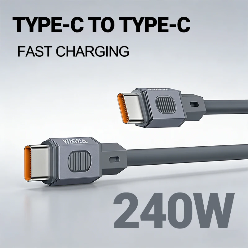 Кабель Type-C 240 Вт, 6А, для сверхбыстрой зарядки, зарядное устройство для мобильных телефонов, кабель C-типа, подходит для Samsung, Xiaomi, Huawei, Apple
Кабель Type-C 240 Вт, 6А, для сверхбыстрой зарядки, зарядное устройство для мобильных телефонов, кабель C-типа, подходит для Samsung, Xiaomi, Huawei, Apple